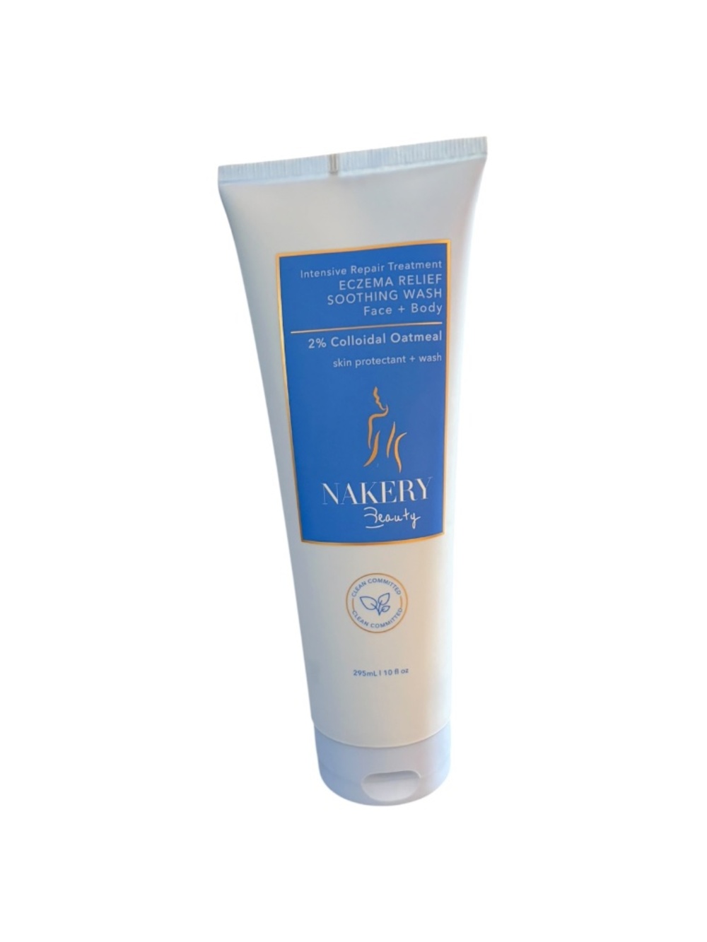 Nakery Beauty Eczema Relief Soothing Wash Face & Body 10 oz New